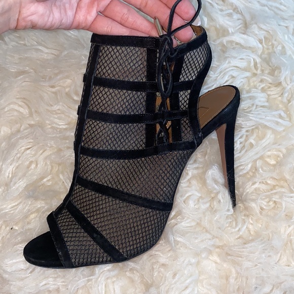Aquazzura Mesh Peep Toe Bootie! ❤️ - Picture 15 of 16